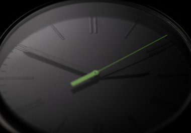 Görüntüyü, siyah handwatch
