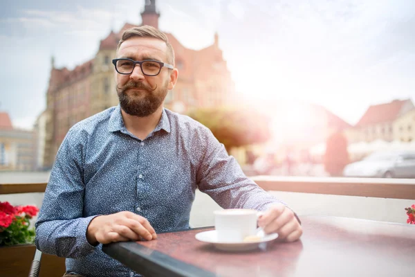 They've got the best coffee in this city — Stock Photo, Image