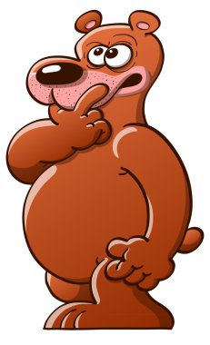 Ayı bir şey düşünmeye