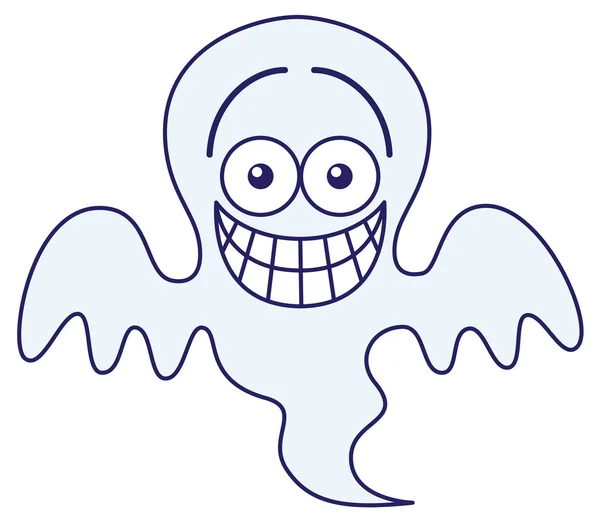 Ghost showing a huge embarrassment — Stock Vector