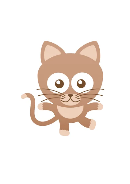 Солодкий дитячий кіт — стоковий вектор