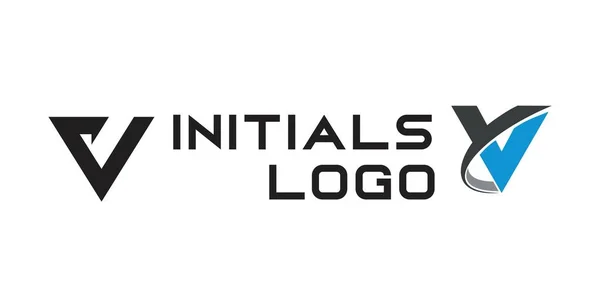 Iniciais Logotipo Inspiração Design Exclusivo — Vetor de Stock