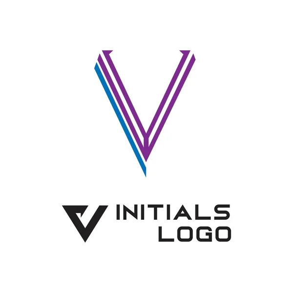 Iniciais Logotipo Inspiração Design Exclusivo — Vetor de Stock
