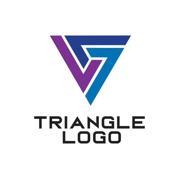 Inspiração Design Exclusivo Logotipo Triangular —  Vetores de Stock