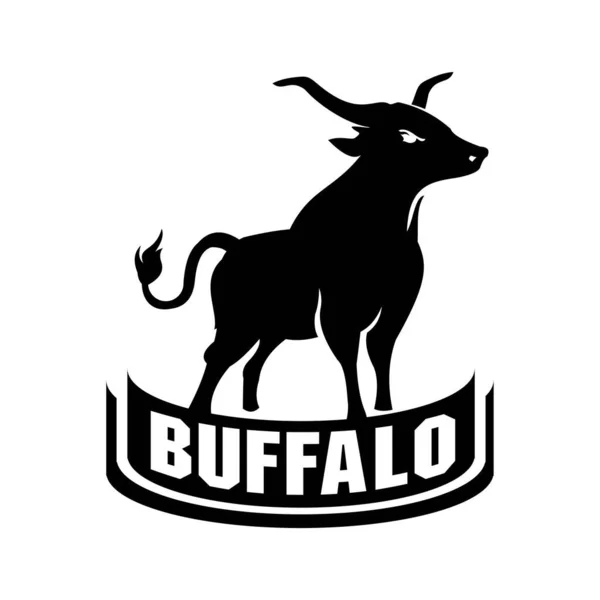 Buffle Logo Exclusif Design Inspiration — Image vectorielle