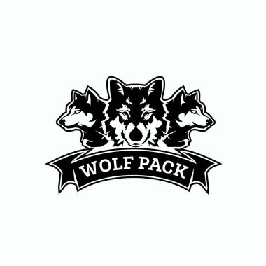 wolf pack logo exclusive design inspiration