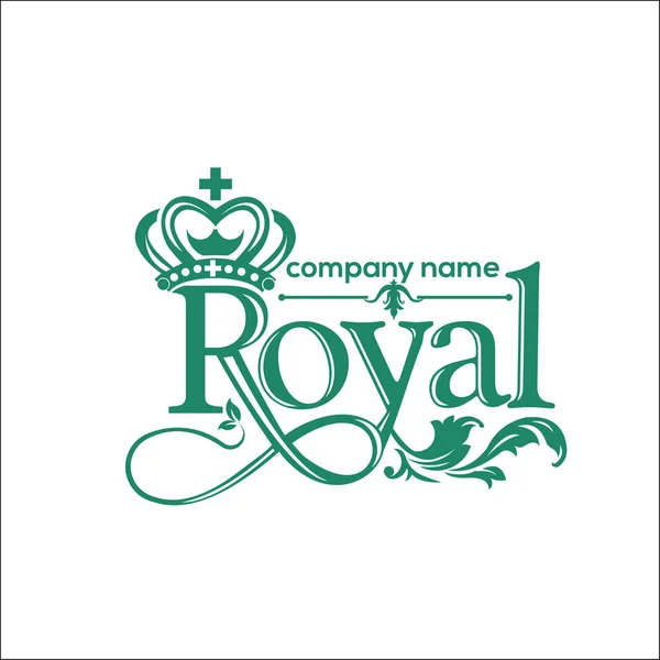 Royal Logo Design Inspiration — Stockvektor