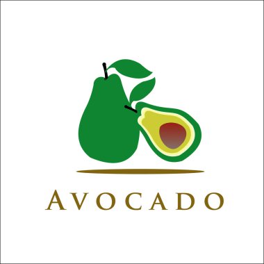 avokado logosu özel tasarım ilham kaynağı