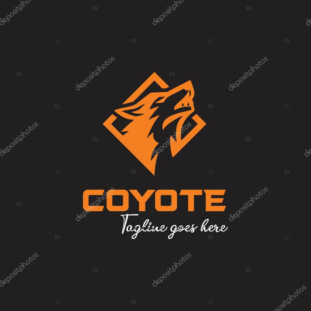 Coyote head logo exclusive design inspiration