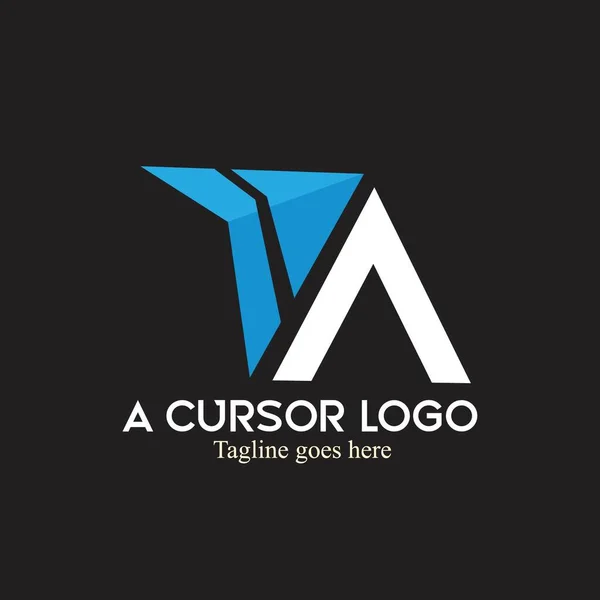 Logo Cursore Design Esclusivo Ispirazione — Foto Stock