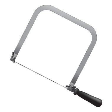 Metal fretsaw vektör çizim