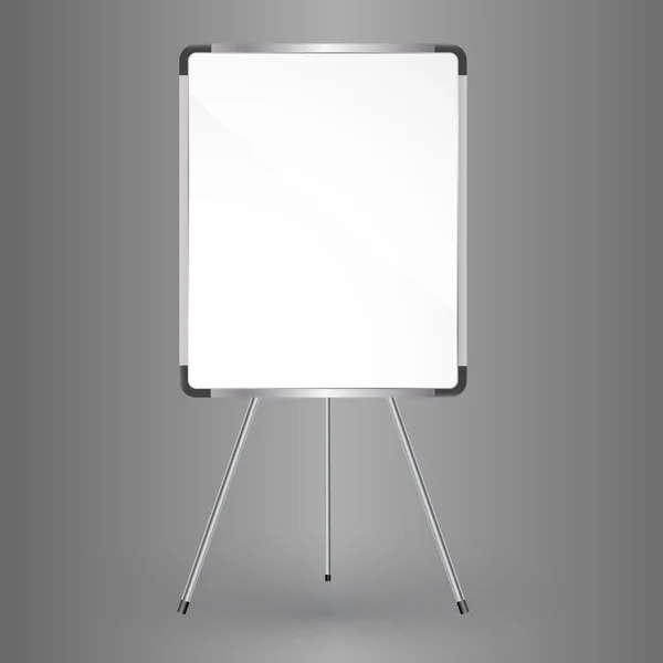 Tableau blanc de bureau vierge — Image vectorielle
