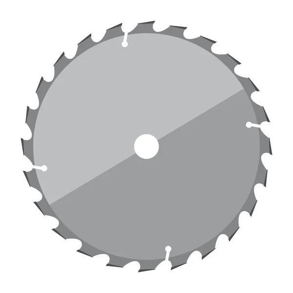 Цилиндрический пильный диск — стоковый вектор
