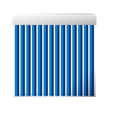 Güneş ısıtıcı illüstrasyon