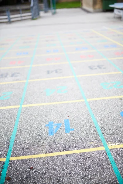 Jeu Joué Par Les Enfants Sur Une Aire Jeux — Photo