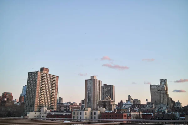 Pohled Město Budovy New Yorku — Stock fotografie