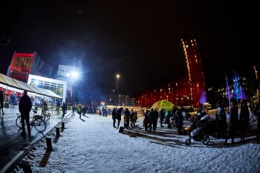 Danimarka 'da Noel hafif geçidi var.
