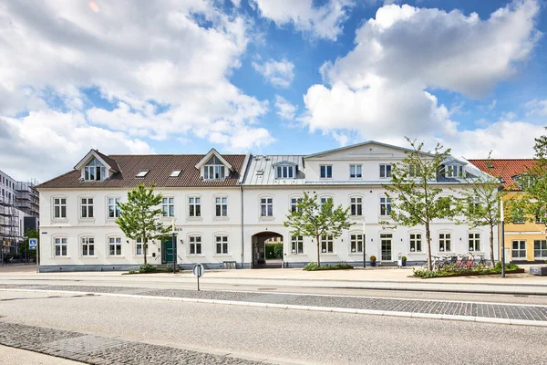 Old White Building Denmark Main Road — Stock Photo, Image