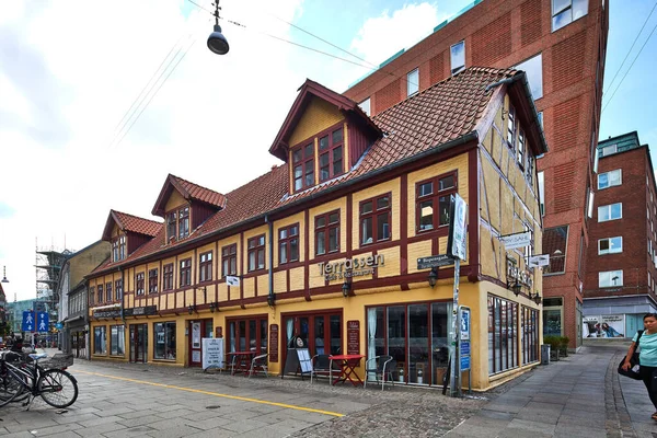 Antigo Edifício Europeu Tradicional Denmark — Fotografia de Stock