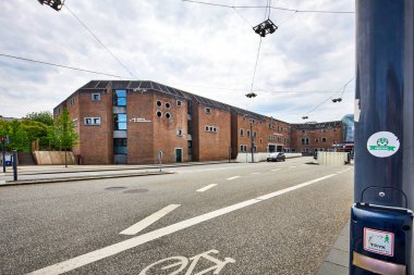 Şehirde eski bir Danimarka kütüphane binası.