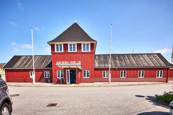 Een Oud Europees Traditioneel Gebouw Denemarken — Stockfoto