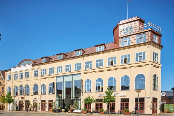 Moderno Edificio Restaurante Ciudad Denmark — Foto de Stock