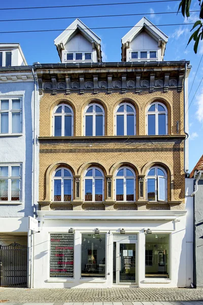 Pequeño Edificio Tienda Ciudad Denmark — Foto de Stock