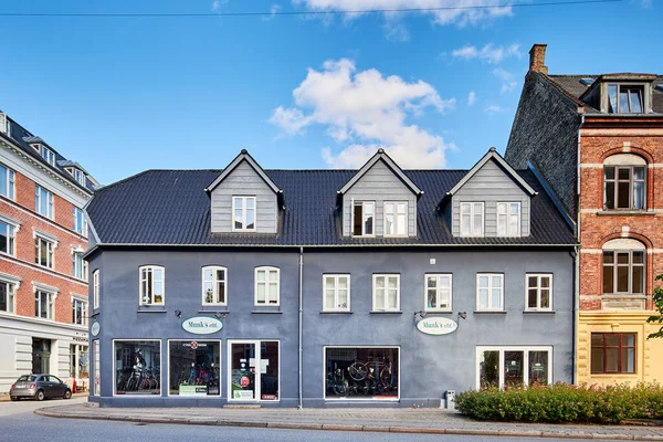 Pequeño Edificio Tienda Ciudad Denmark — Foto de Stock