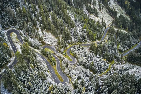 Dangerous Curve Road Mountain — Stock Photo, Image