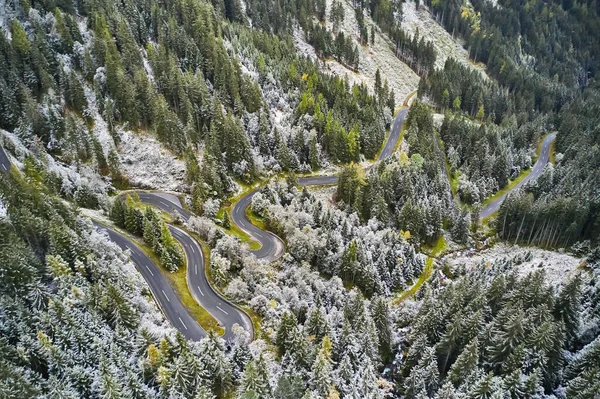 Dangerous Curve Road Mountain — Stock Photo, Image