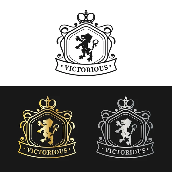 Vorlage: Luxus-Monogramme Logos — Stockvektor