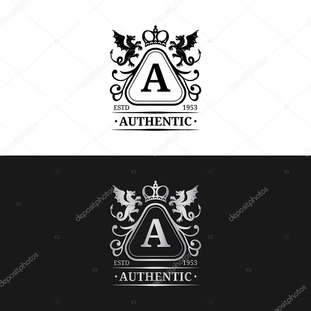 Vintage monograms logos templates Stock Vector by ©vladayoung 102079180