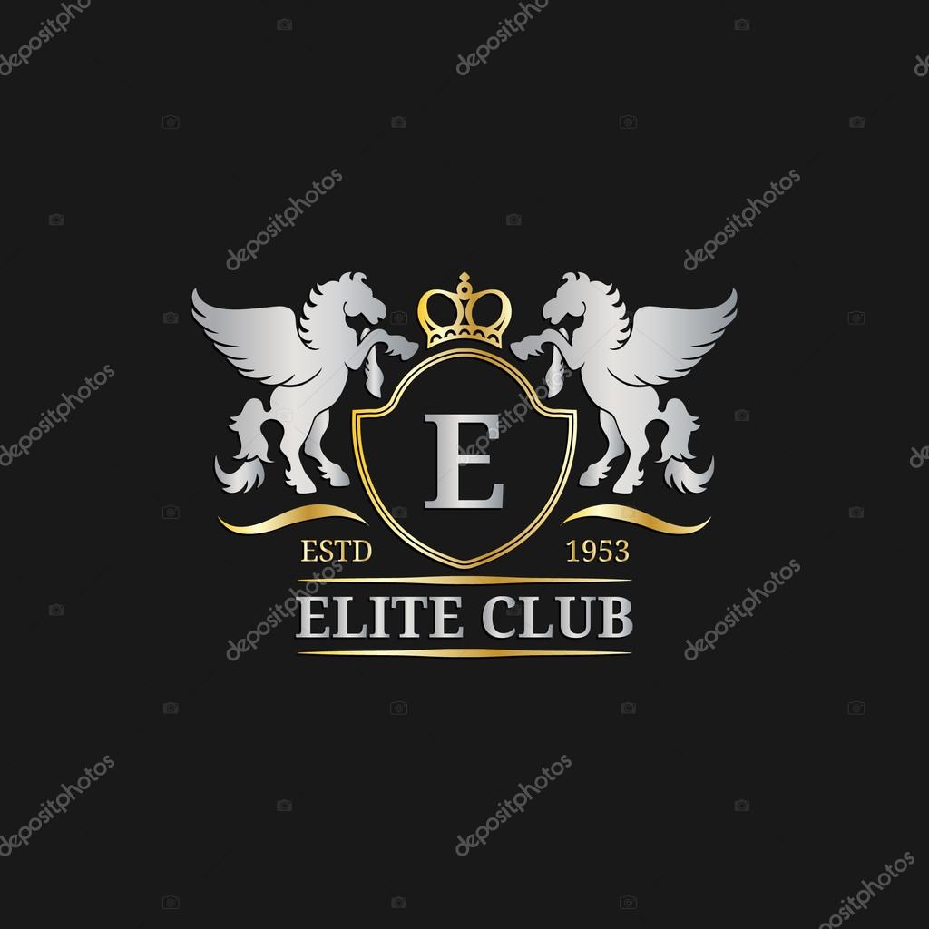 Vector monogram logo template. Luxury monogram design. Graceful vintage monogram. Calligraphic monogram letter vector illustration. Used for hotel, restaurant, boutique, invitation, jewellery, etc