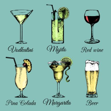 Alkollü içecekler ve kokteyller