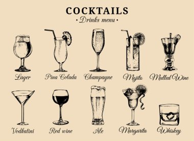 Alkollü içecekler ve kokteyller