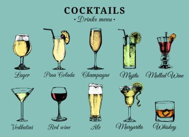 Alkollü içecekler ve kokteyller