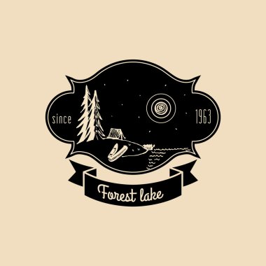 Vintage kamp işareti