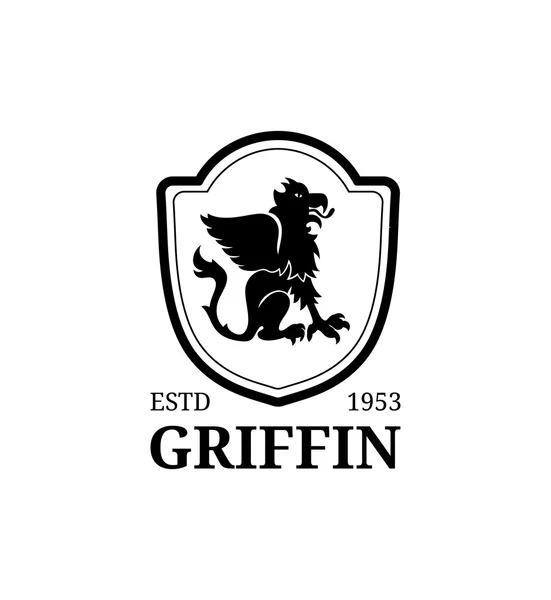 Griffin logo mall — Stock vektor