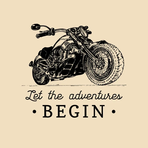 Логотип мотоцикла — стоковый вектор