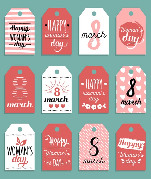 Internationale Frauentagskarten — Stockvektor
