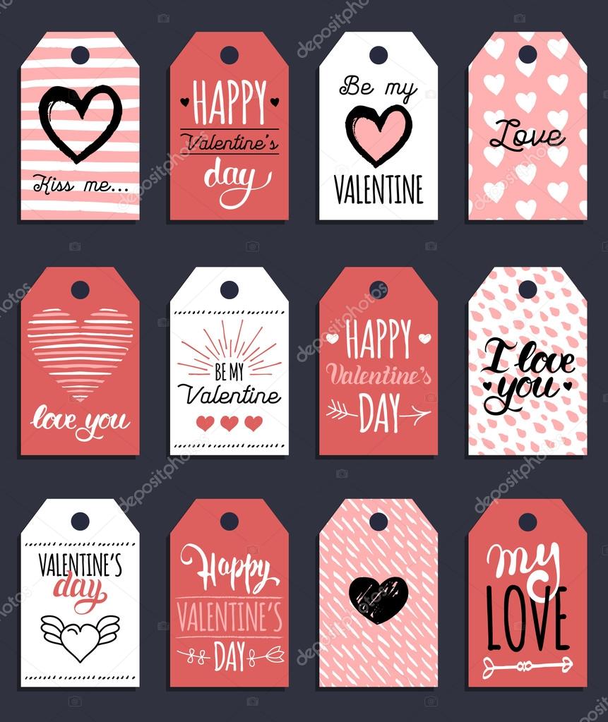 Valentines day cards templates