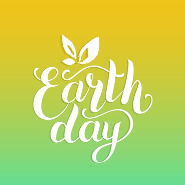 Dünya günü için poster