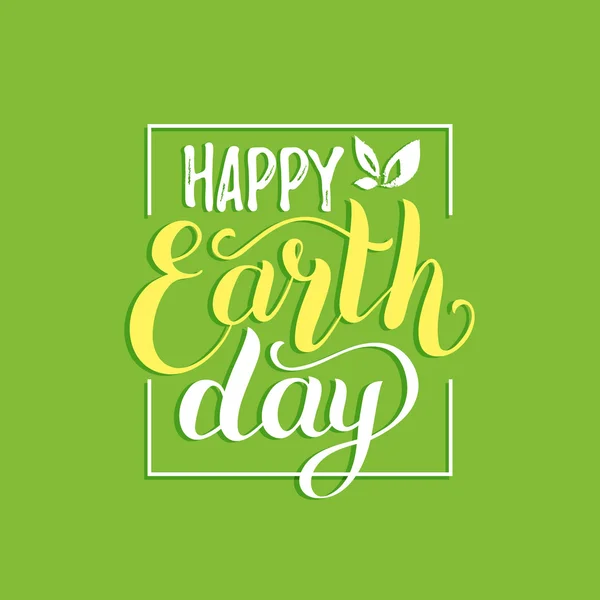 Happy Earth Day — Stock Vector