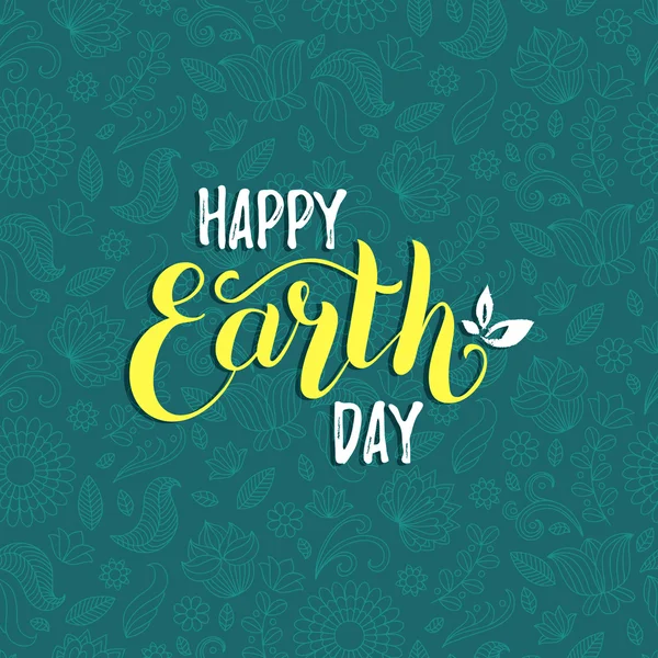Joyeux Jour de la Terre — Image vectorielle