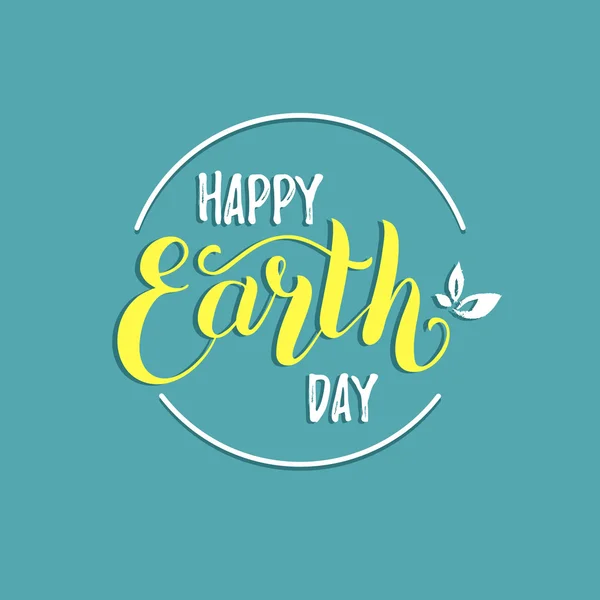 Happy Earth Day — Stock Vector