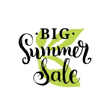 Büyük yaz satış etiketi