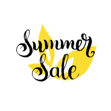 Yaz Satılık kartı