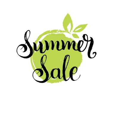 Yaz Satılık kartı