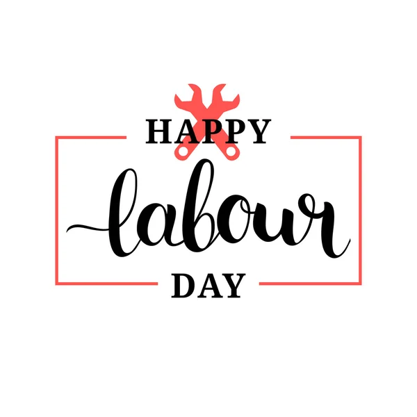 Happy Labour Day — Stock Vector
