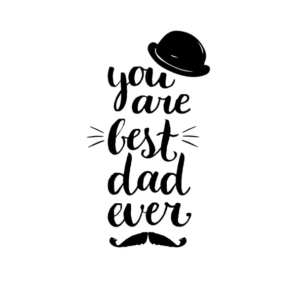 Je bent de beste vader ooit — Stockvector